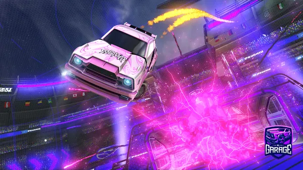 A Rocket League car design from Mataze