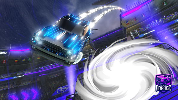 A Rocket League car design from raspberrv