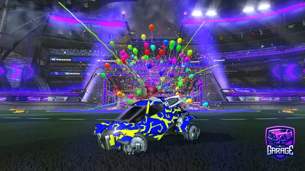 A Rocket League car design from Blackboostneededx