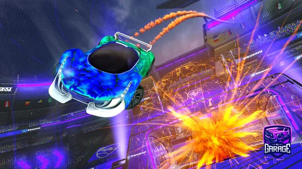 A Rocket League car design from raiserrayez