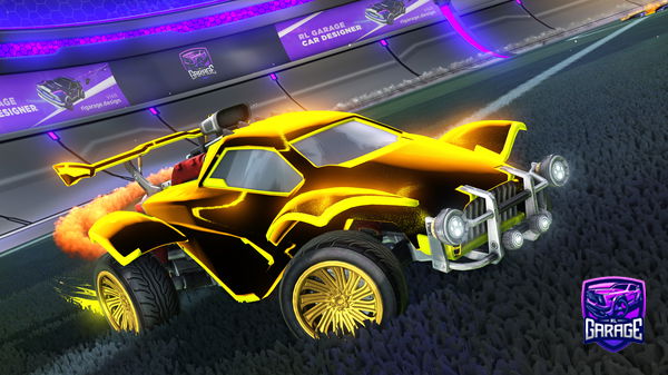 A Rocket League car design from Pulse_Arami