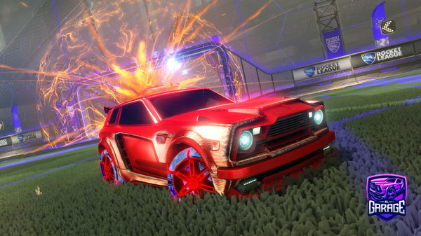 A Rocket League car design from ChumliiDoItBIG