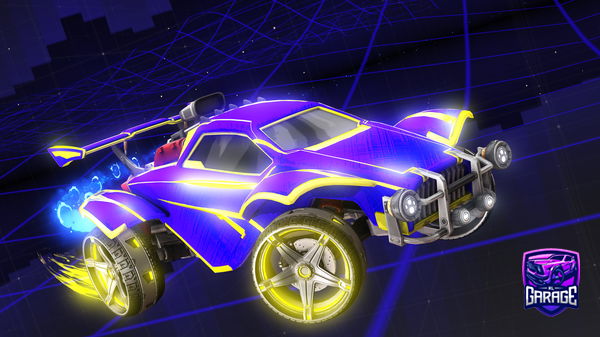 A Rocket League car design from ivvan09