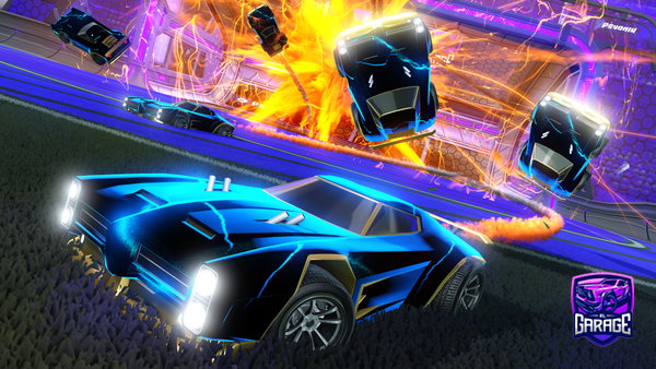 A Rocket League car design from supernova2647