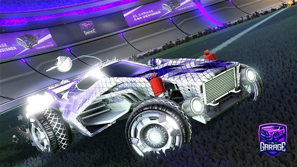 A Rocket League car design from SkeletonDog09