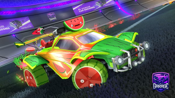 A Rocket League car design from eviatar3469