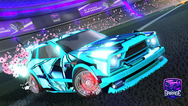 A Rocket League car design from plasticghost31