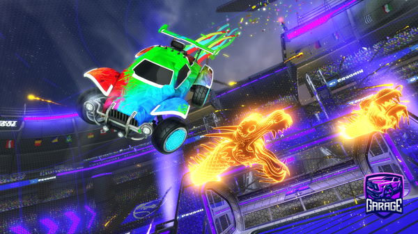 A Rocket League car design from TTVAsherLB1011