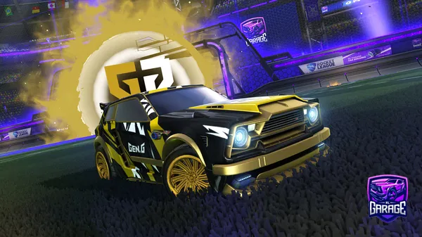 A Rocket League car design from Mallart