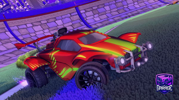 A Rocket League car design from xSpxticzz