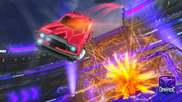 A Rocket League car design from TkashBeats