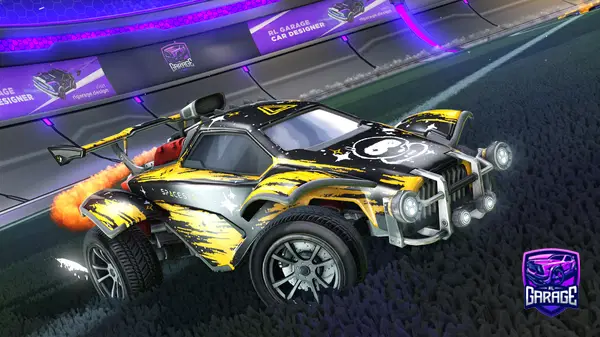 A Rocket League car design from RYZE_Vitql