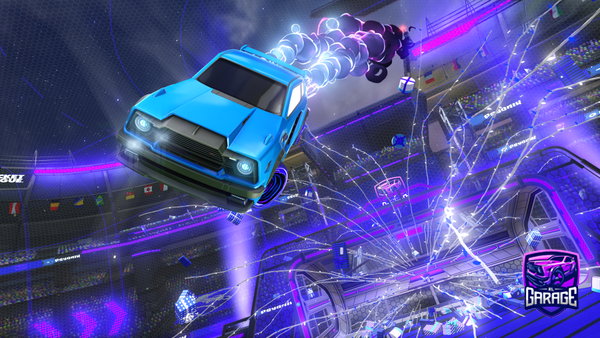 A Rocket League car design from SantiBlux