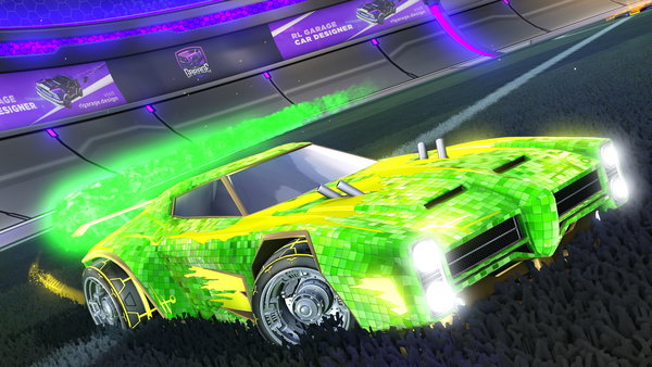 A Rocket League car design from drft_rl