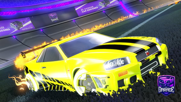 A Rocket League car design from Milesgamerb