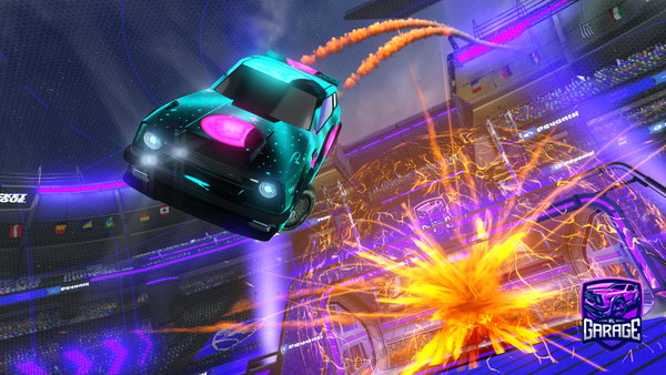 A Rocket League car design from mint999