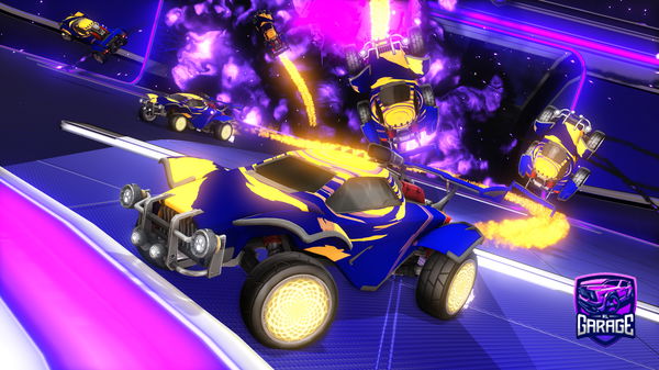 A Rocket League car design from Yuno2alive