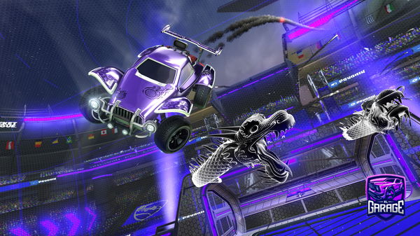 A Rocket League car design from Vvstxate