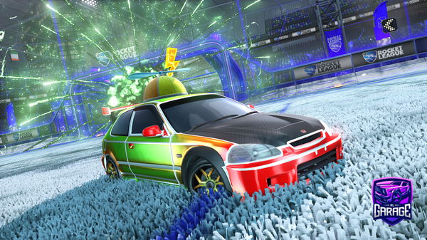 A Rocket League car design from PopsFromTheO