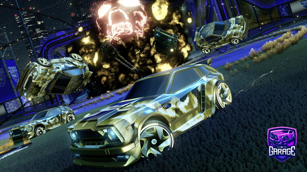 A Rocket League car design from Mhammed343