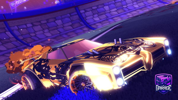 A Rocket League car design from yhm81