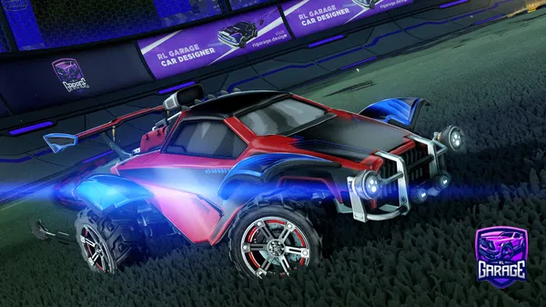 A Rocket League car design from Hotrod_hotdogs