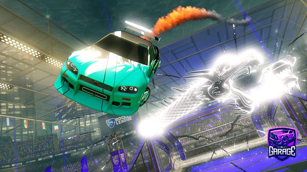 A Rocket League car design from alpogamerr