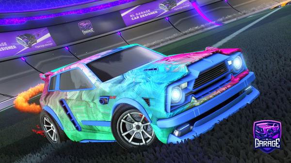 A Rocket League car design from Gucci_3710