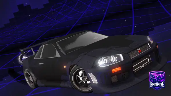 A Rocket League car design from Frostnite_Joel