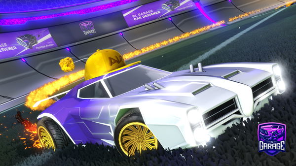 A Rocket League car design from Tomonps