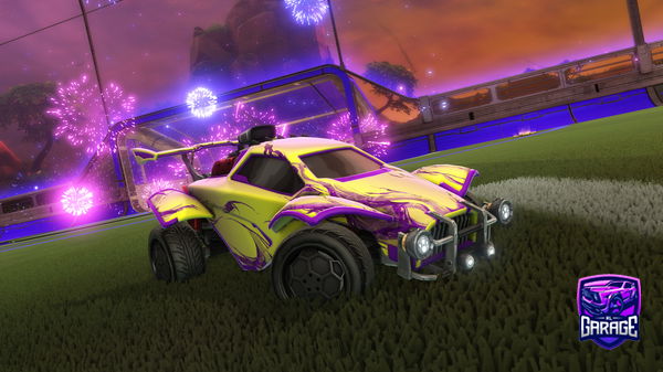 A Rocket League car design from CannoliGang