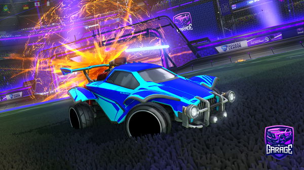 A Rocket League car design from wategaming