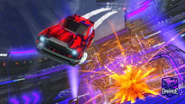 A Rocket League car design from oThornsMC