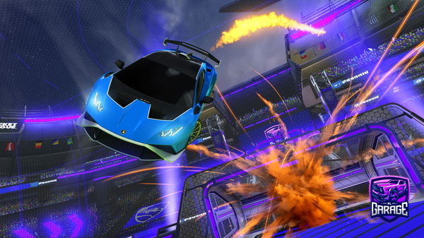 A Rocket League car design from XxHamzagamerxX95