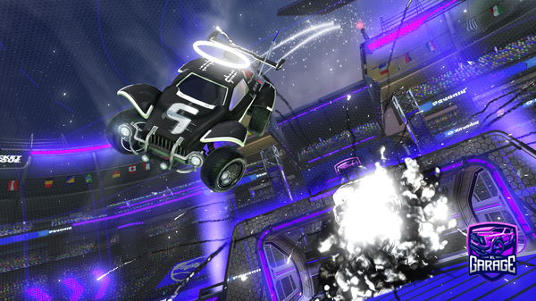 A Rocket League car design from Fenix-on-gfuel