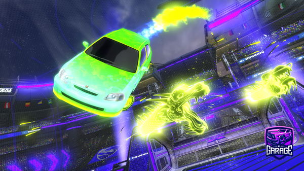 A Rocket League car design from Yuswi