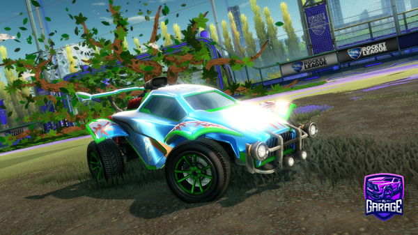 A Rocket League car design from papamafiasa