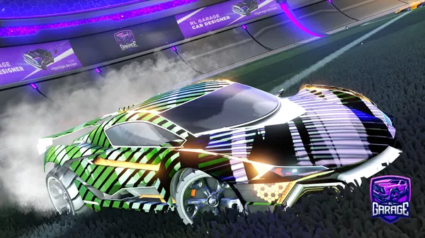 A Rocket League car design from HitlockGaming