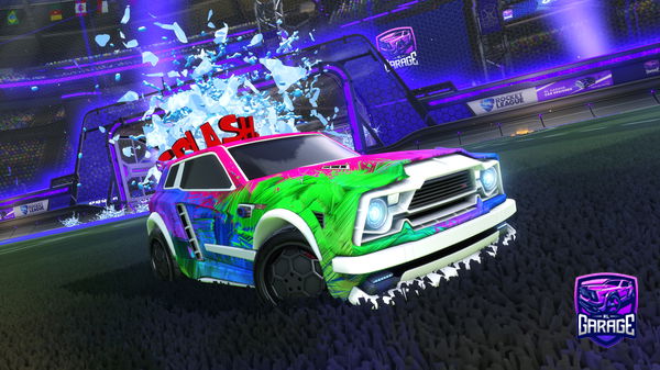 A Rocket League car design from thunderboy2708