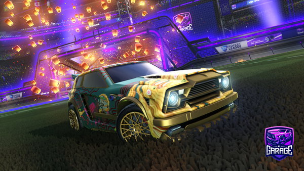 A Rocket League car design from ToxicCola