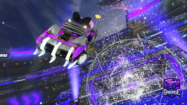 A Rocket League car design from Zenais