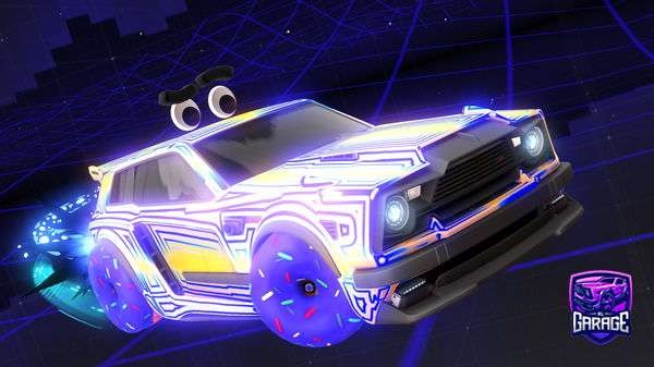 A Rocket League car design from Boogiedogi22001133