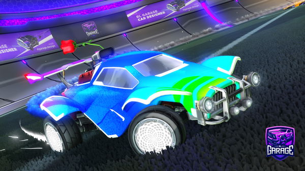 A Rocket League car design from Krabby24