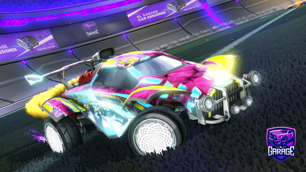 A Rocket League car design from heavenzz