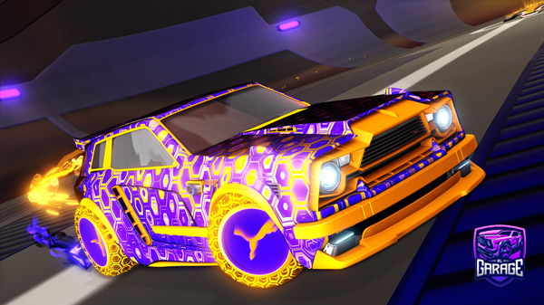 A Rocket League car design from Sp3nc3r9456