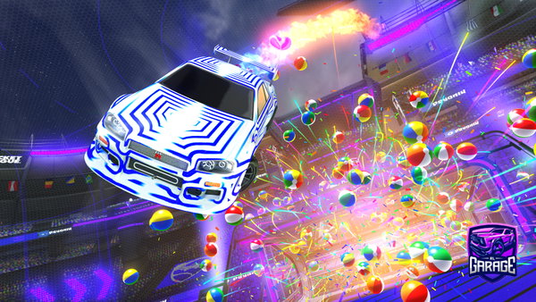 A Rocket League car design from Pati007