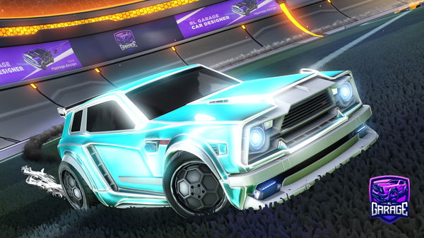 A Rocket League car design from Yarn09