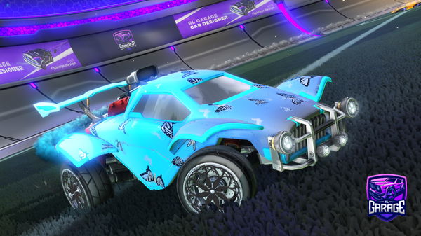 A Rocket League car design from Roitical