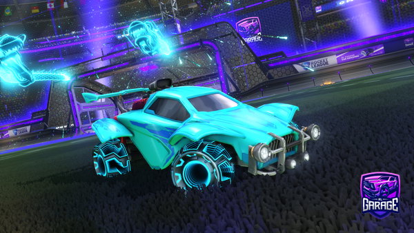 A Rocket League car design from ahooitoi