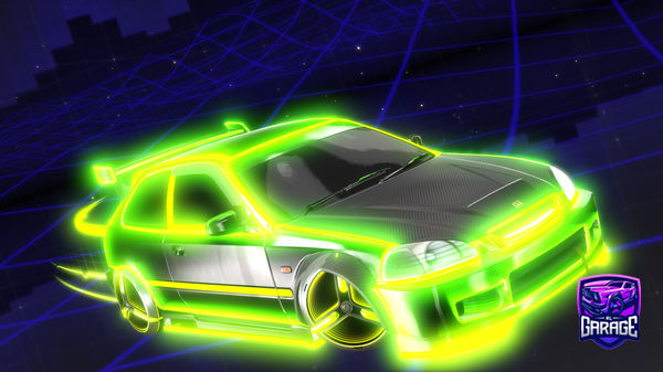 A Rocket League car design from NVGGET